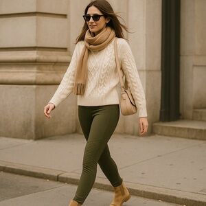 NWT Aritzia Talula Gatwick Pant 2 Dark Olive Green